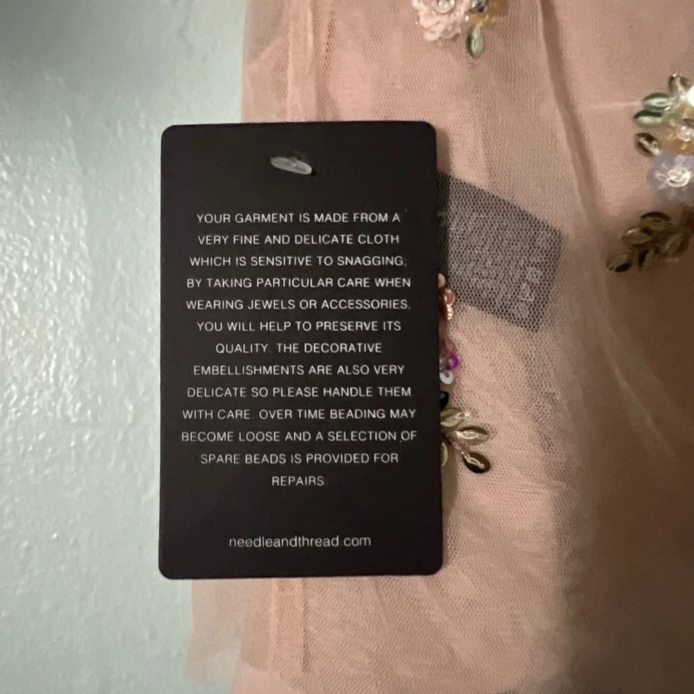 Needle & Thread Bow Embellished Crop Top - Picture 5 of 7